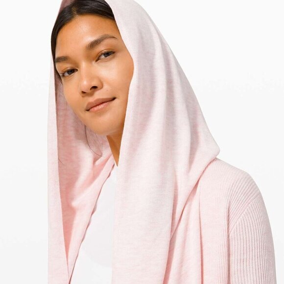 Lululemon Sundown Sweater Wrap Heathered Ballet Slipper - Picture 5 of 13